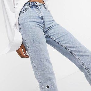 NWOT ASOS Collusion Straight Leg Light Wash Jeans
